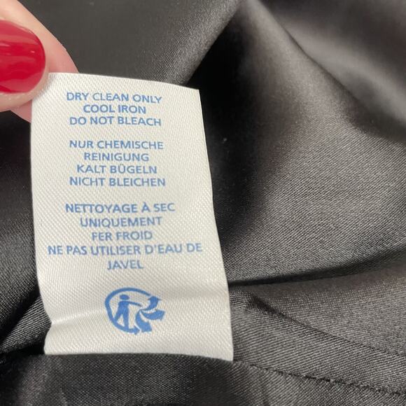 Boden Dress Womens 4 Black Sheath Short Sleeve Structured Work Office Cotton - Picture 5 of 8